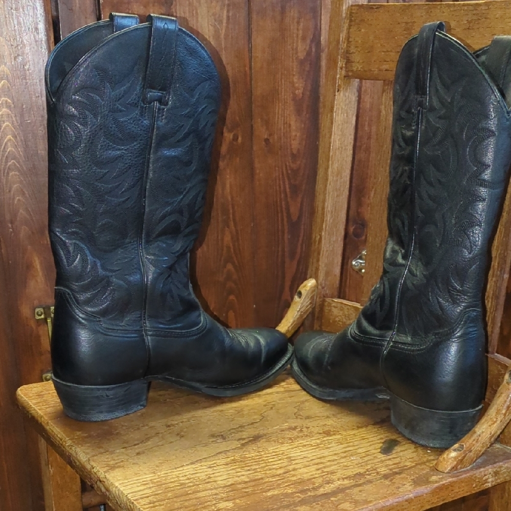 Ariat Men's Heritage Deertan Western Performance Boots - Round Toe 9.5 EE Cowboy - Picture 9 of 10